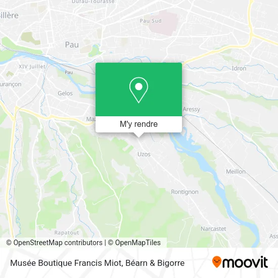 Musée Boutique Francis Miot plan