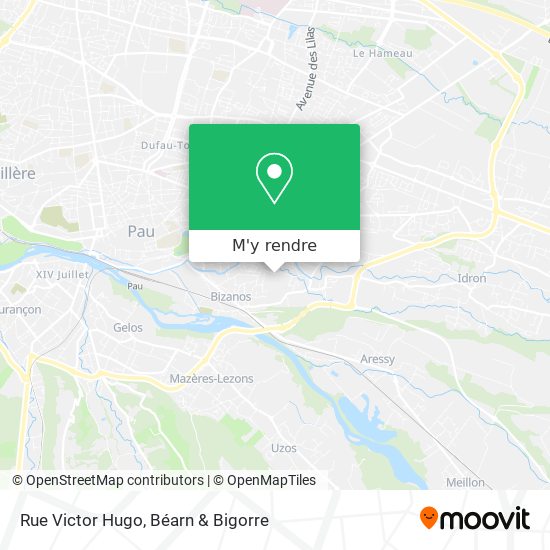 Rue Victor Hugo plan