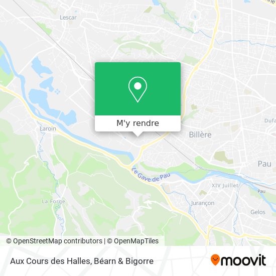Aux Cours des Halles plan