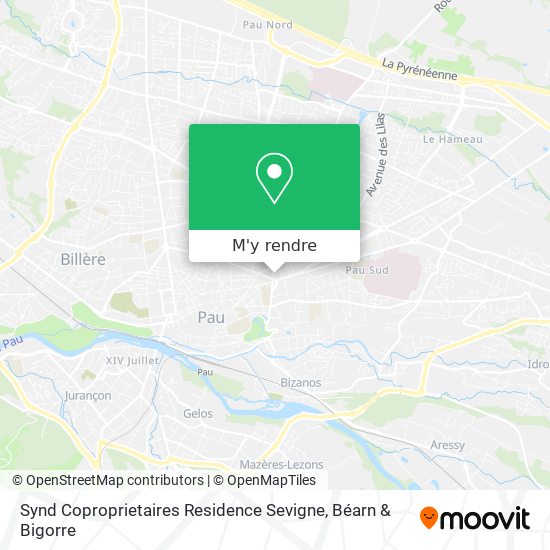 Synd Coproprietaires Residence Sevigne plan