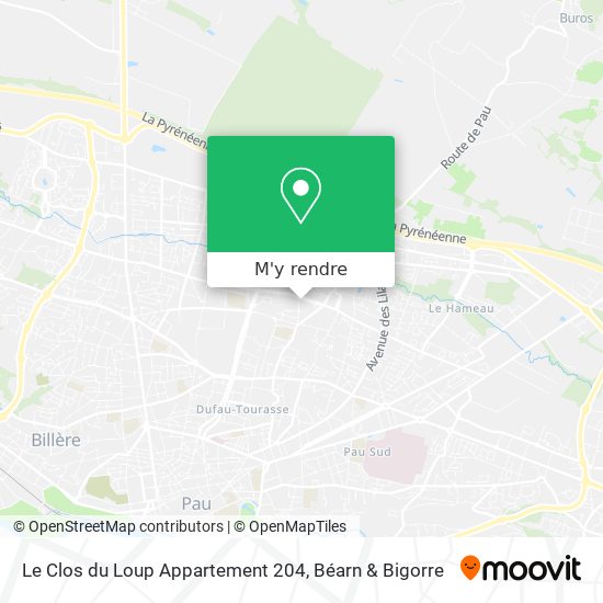Le Clos du Loup Appartement 204 plan