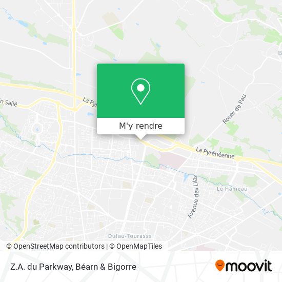 Z.A. du Parkway plan