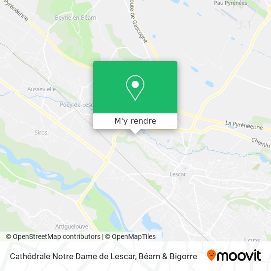 Cathédrale Notre Dame de Lescar plan