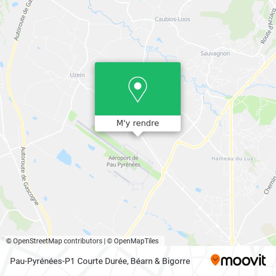 Pau-Pyrénées-P1 Courte Durée plan