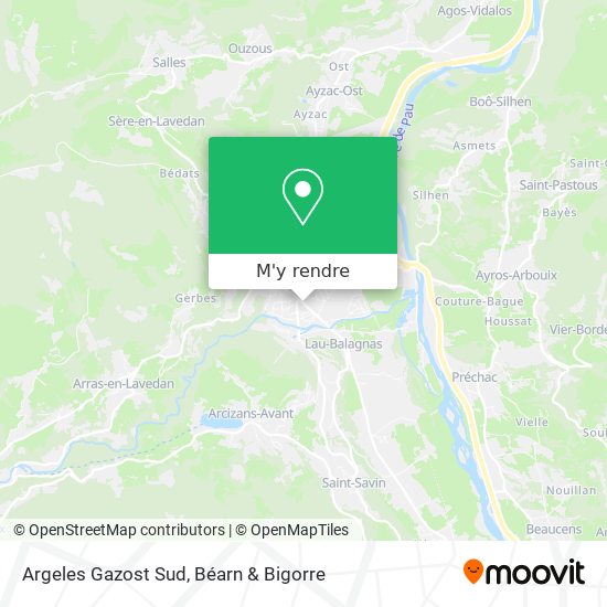 Argeles Gazost Sud plan