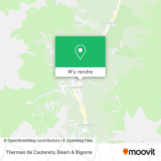 Thermes de Cauterets plan