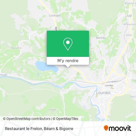Restaurant le Frelon plan