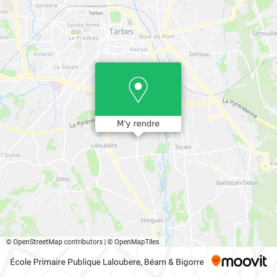 École Primaire Publique Laloubere plan