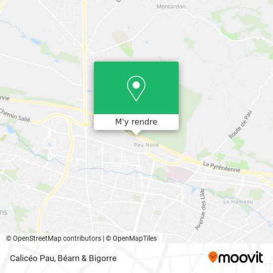 Calicéo Pau plan
