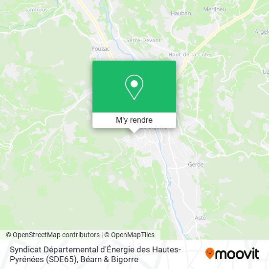 Syndicat Départemental d'Énergie des Hautes-Pyrénées (SDE65) plan