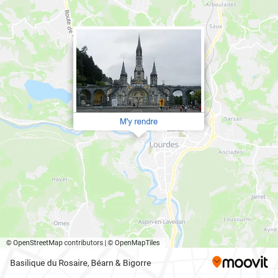 Basilique du Rosaire plan