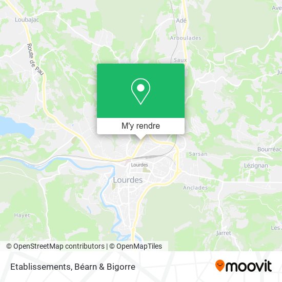 Etablissements plan