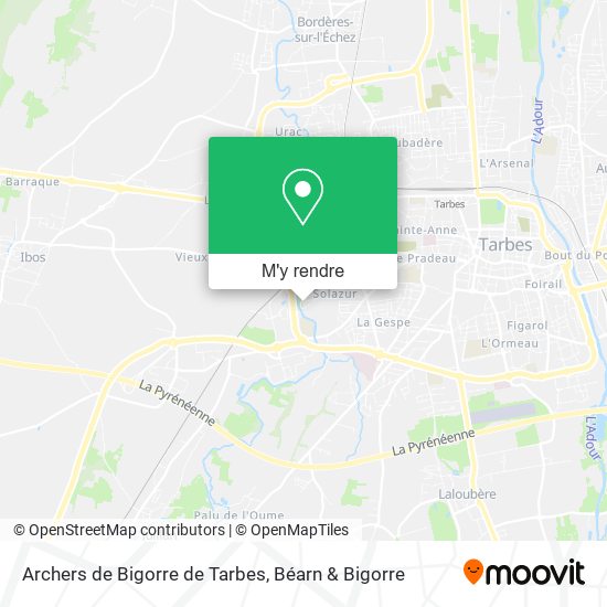 Archers de Bigorre de Tarbes plan