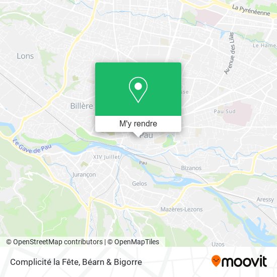 Complicité la Fête plan