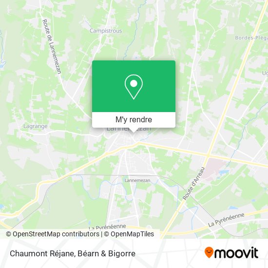 Chaumont Réjane plan