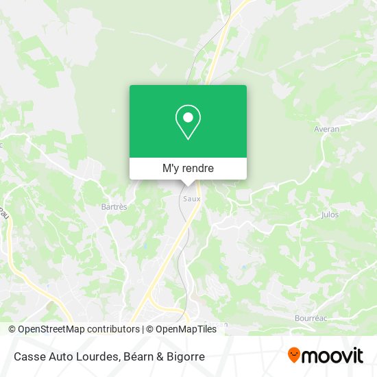 Casse Auto Lourdes plan