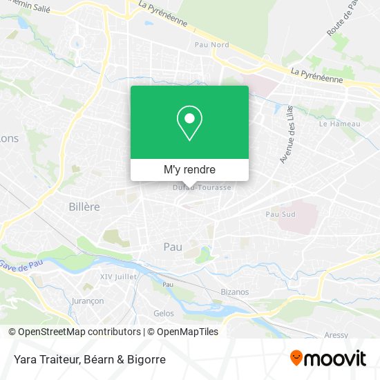 Yara Traiteur plan