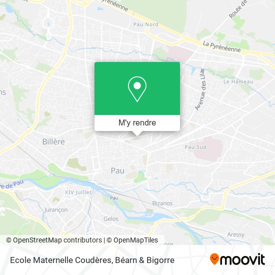 Ecole Maternelle Coudères plan