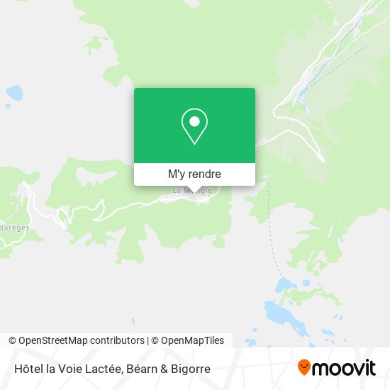Hôtel la Voie Lactée plan