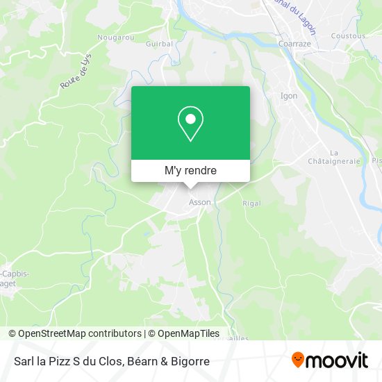 Sarl la Pizz S du Clos plan