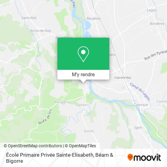 École Primaire Privée Sainte-Elisabeth plan