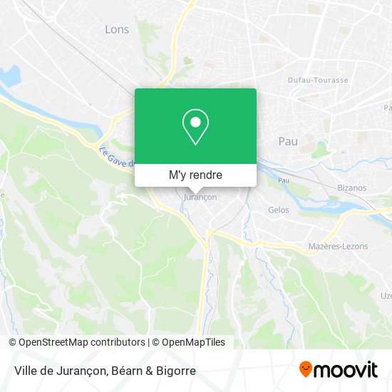 Ville de Jurançon plan