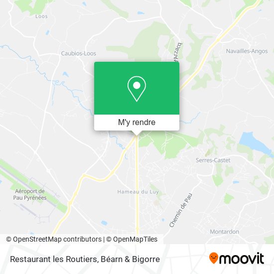 Restaurant les Routiers plan