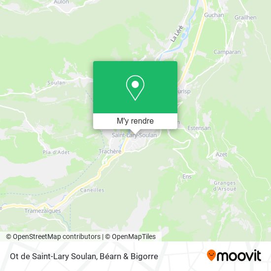 Ot de Saint-Lary Soulan plan