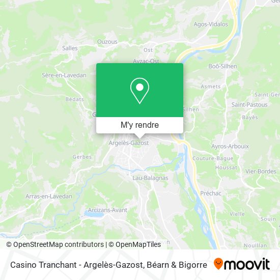 Casino Tranchant - Argelès-Gazost plan
