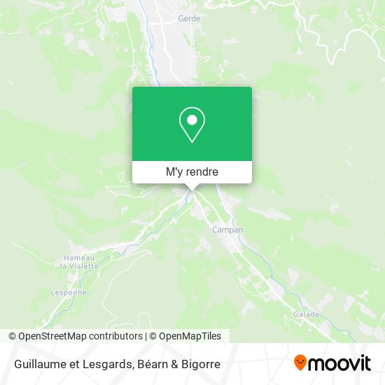 Guillaume et Lesgards plan