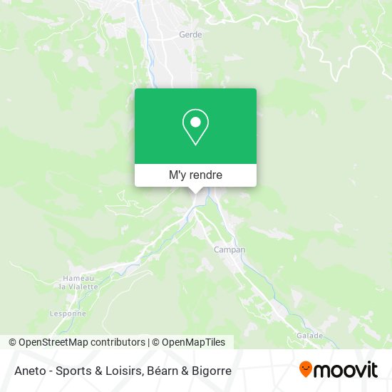 Aneto - Sports & Loisirs plan