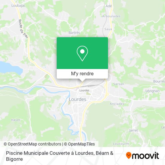 Piscine Municipale Couverte à Lourdes plan