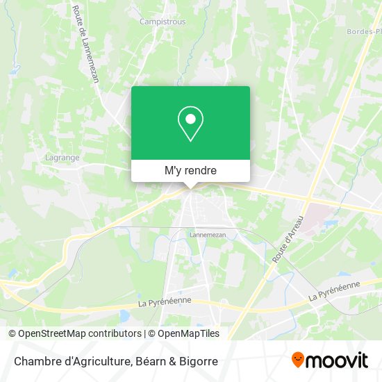 Chambre d'Agriculture plan