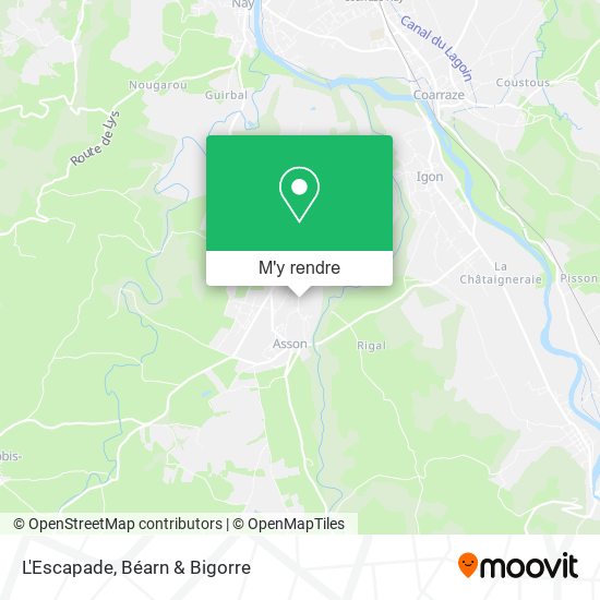 L'Escapade plan