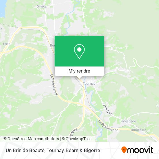 Un Brin de Beauté, Tournay plan