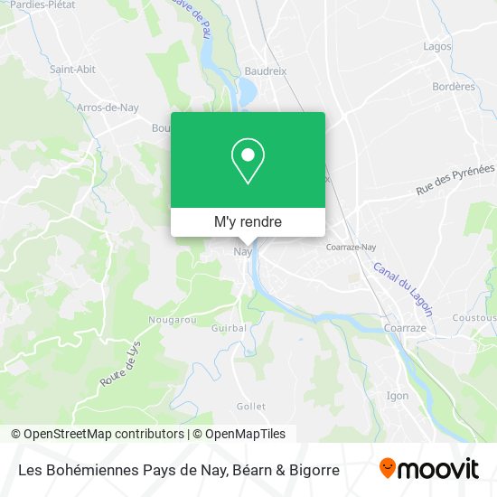 Les Bohémiennes Pays de Nay plan