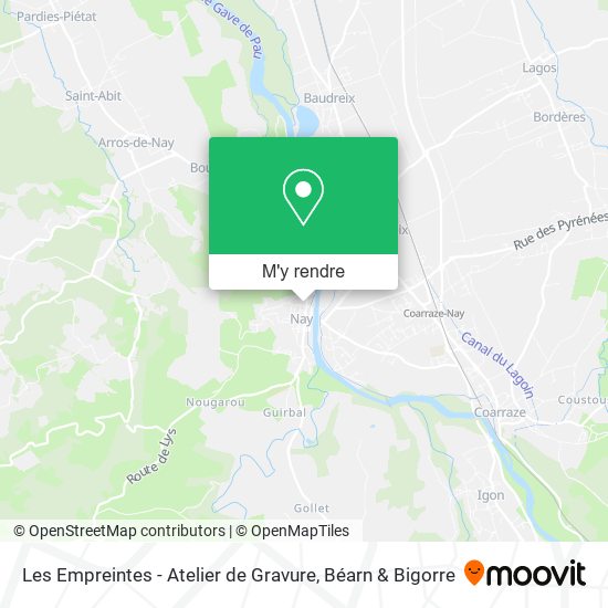 Les Empreintes - Atelier de Gravure plan