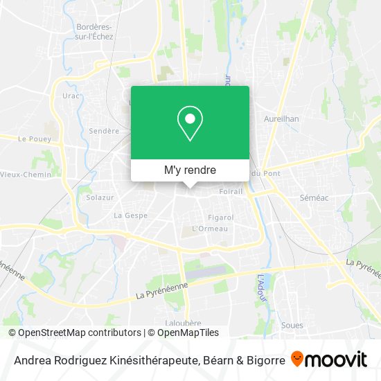 Andrea Rodriguez Kinésithérapeute plan