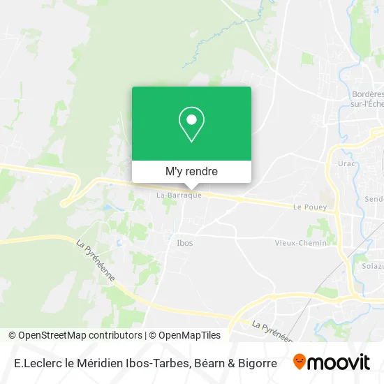 E.Leclerc le Méridien Ibos-Tarbes plan