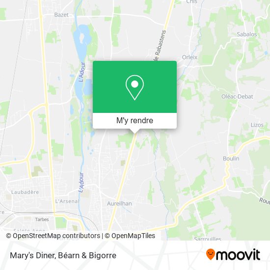 Mary's Diner plan