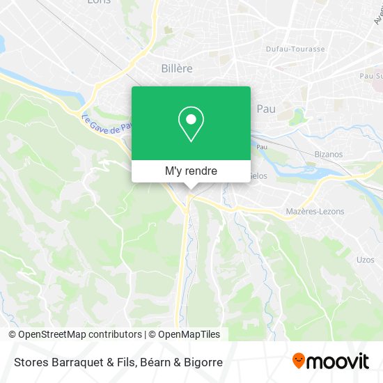 Stores Barraquet & Fils plan
