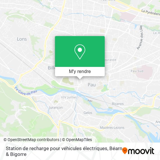 Station de recharge pour véhicules électriques plan