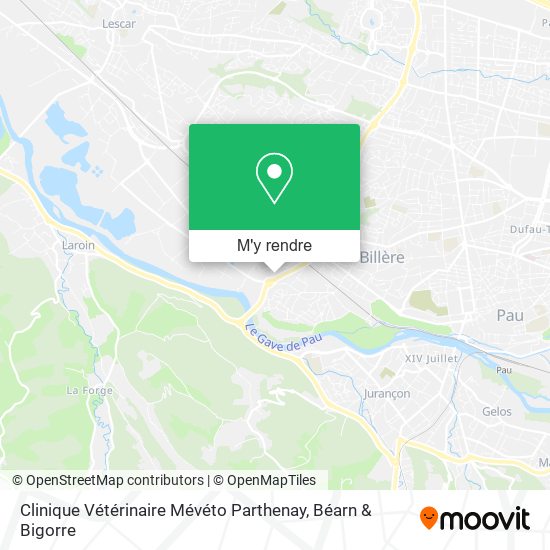 Clinique Vétérinaire Mévéto Parthenay plan