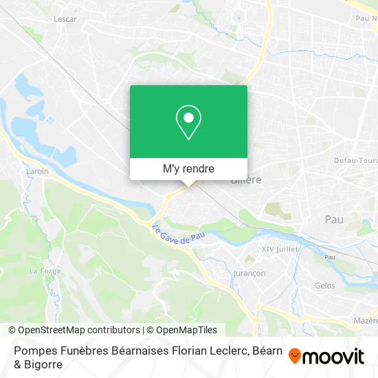 Pompes Funèbres Béarnaises Florian Leclerc plan