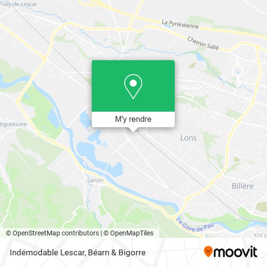 Indémodable Lescar plan