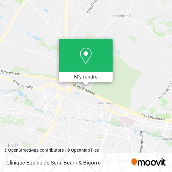 Clinique Equine de Sers plan