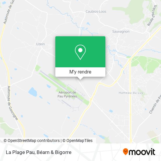 La Plage Pau plan