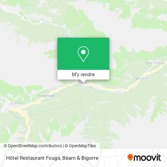 Hôtel Restaurant Fouga plan