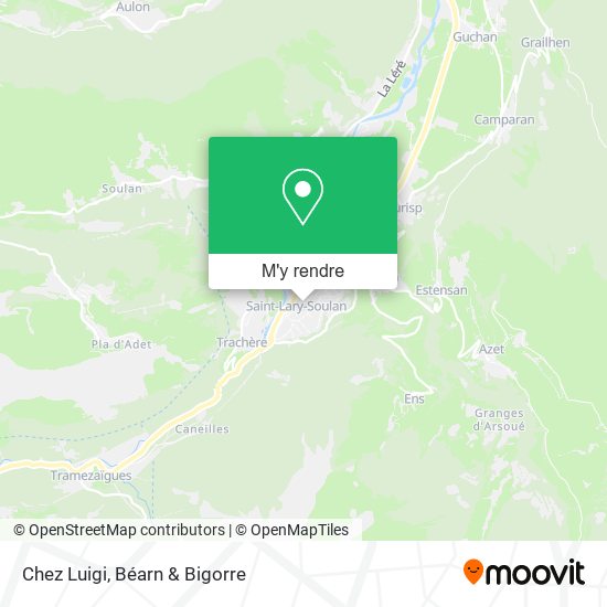 Chez Luigi plan