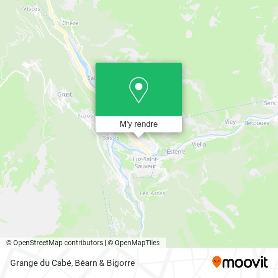 Grange du Cabé plan